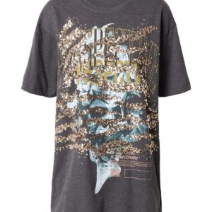 River Island - SEQUIN SKULL T -5F