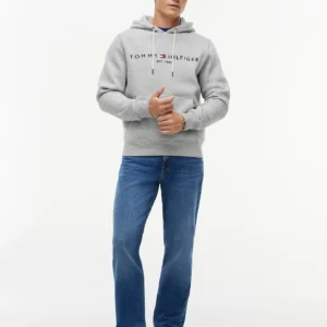 Sweat à capuche à logo en molleton flex