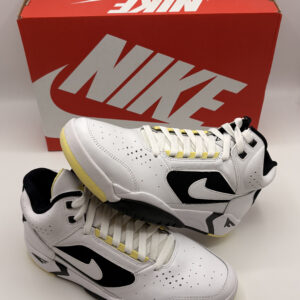 Nike Air Flight '89 Low Leather - White and Black - C15
