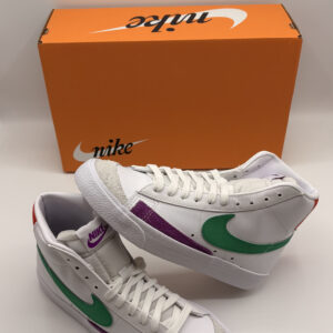 Chaussures montantes - Nike - Mid’77 Leather Blazer - White - C33