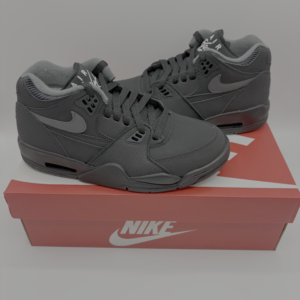 Nike Air Flight '89 Low in leather - Black - C25